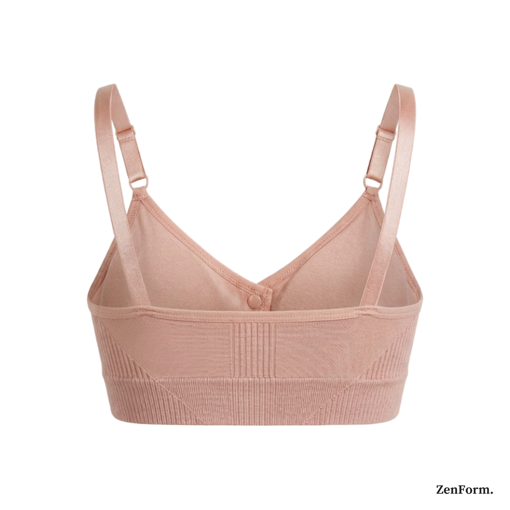 Front Closure Ribbed Seamless Bralette for Everyday Comfort Stretchy Fabric, Suitable for 28 to 32 inch bands
