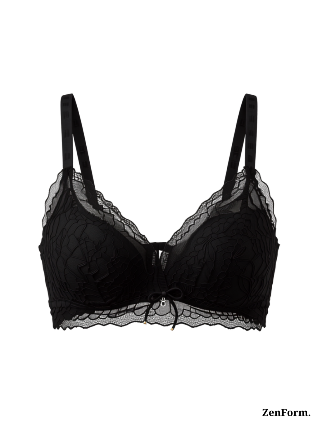 Romantic Scalloped Lace Bra Lightweight Support