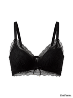 Romantic Scalloped Lace Bra Lightweight Support