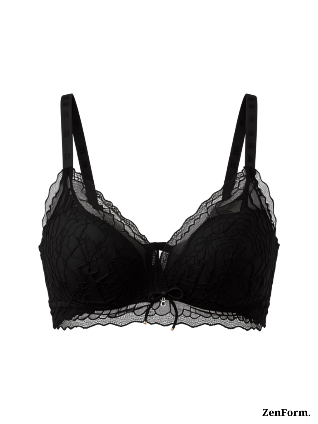 Romantic Scalloped Lace Bra Lightweight Support