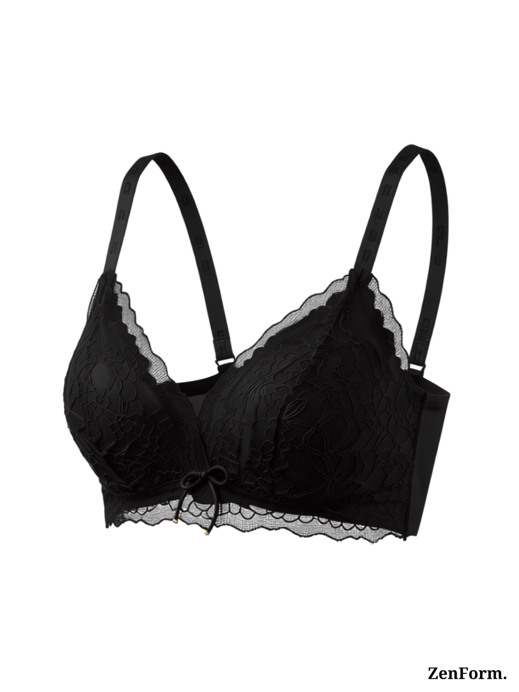 Romantic Scalloped Lace Bra Lightweight Support