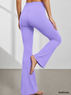 High-Waisted Flare Leggings with Pockets | Bootcut Yoga & Gym Pants for Women