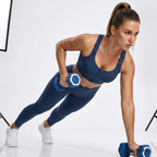 High-Impact Front Zip Sports Bra with Adjustable Straps