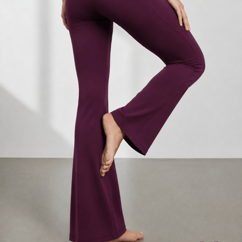 High-Waisted Flare Leggings with Pockets | Bootcut Yoga & Gym Pants for Women